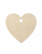 Wooden Heart 8cm x 2mm