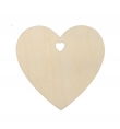 Wooden Heart 8cm x 2mm