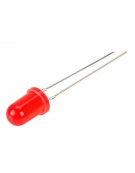 Led 5mm Κόκκινο (80mcd)