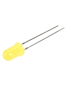Led 5mm Κίτρινο (1500mcd)