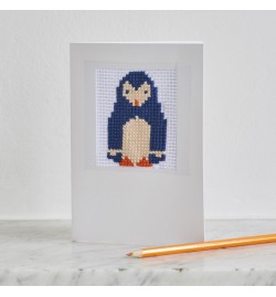 Mini Penguin Cross Stitch Kit