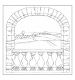 Ριζόχαρτο 50x50cm: Klimt "Country Arch"