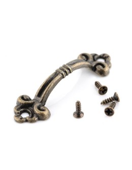Metallic Round Handle 17x15mm 1piece