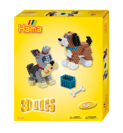 Hama Beads 3D Σκυλάκια Gift Set