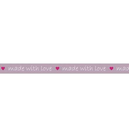 Washi Tape "Made With Love" 15mm / 10m - Ursus