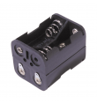 Battery Holder 4 x N  Square - Tags