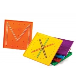 Double Sided Geoboard 15cm 6pcs - EDX