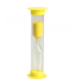 Mini Sand Timer 3 Minutes - Yellow