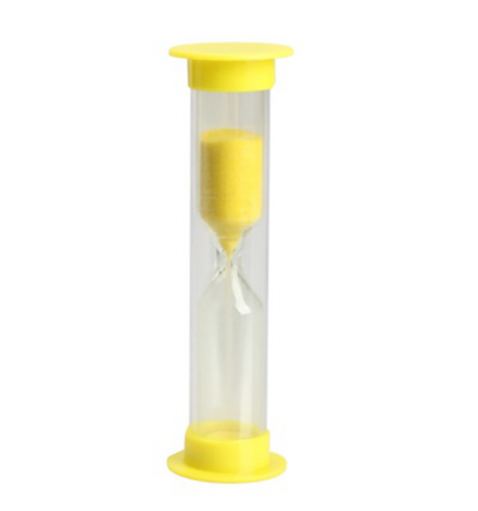 Mini Sand Timer 3 Minutes - Yellow