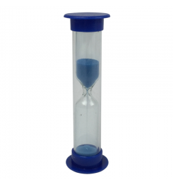 Mini Sand Timer 5 Minutes - Blue