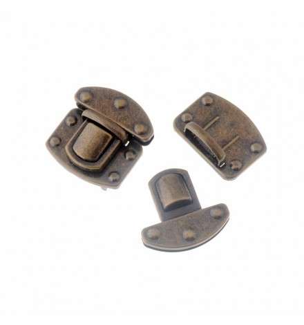 Κoύμπωμα μεταλλικό για τσάντα 35x38mm