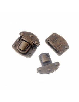 Κoύμπωμα μεταλλικό για τσάντα 35x38mm
