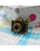 Metallic Charm Linker Photograph 21x16mm