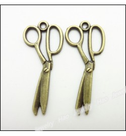 Metallic Charm Linker Scissors 30mm 4pcs