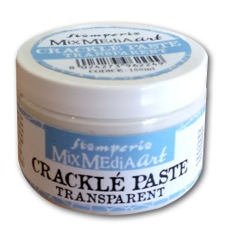 Mix Media Crackle Transparent Paste 150 ml - Stamperia