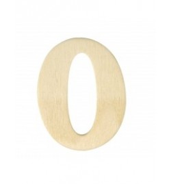 Wooden Numbers White 4cm