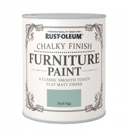 Chalky Finish Paint 750ml Rust Oleum - Duck Egg Blue