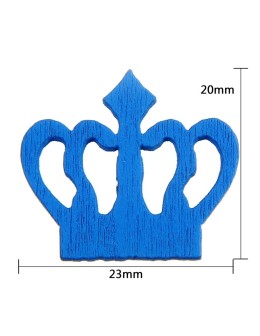 Wooden Crown 23x20mm