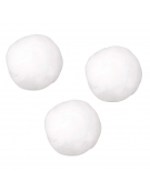 Pom poms 7mm White 70pcs - Rayher