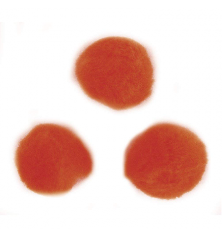 Pom poms 15mm Πορτοκαλί 60pcs - Rayher