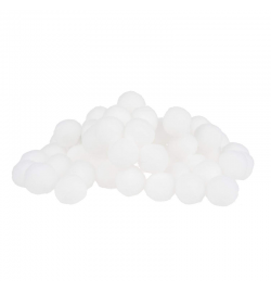 Pom poms 15mm White 60pcs - Rayher