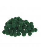 Pom poms 15mm Green 60pcs - Rayher