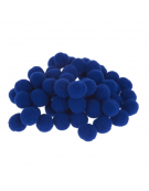 Pom poms 15mm Dark Blue 60pcs - Rayher