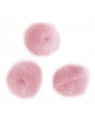 Pom poms 15mm Baby Pink 60pcs - Rayher