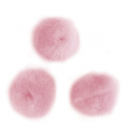 Pom poms 15mm Ροζ Ανοικτό 60pcs - Rayher