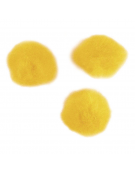 Pom poms 25mm Yellow 35pcs - Rayher