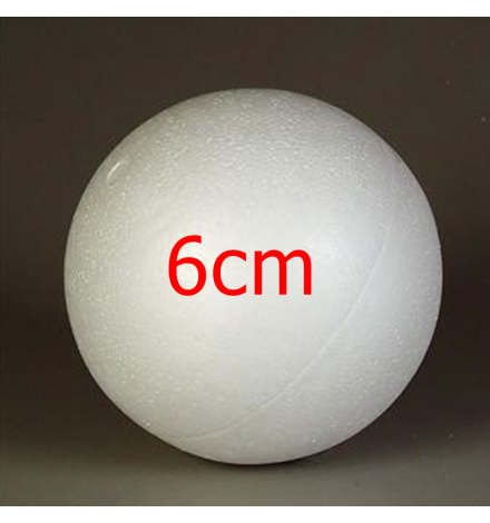 Polystyrene Ball 6cm