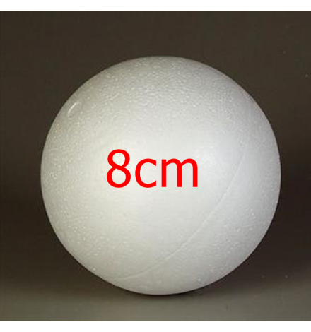 Polystyrene Ball 8cm