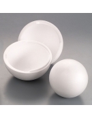 Polystyrene Ball 25cm - Opened in 2 pieces