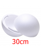 Polystyrene Ball 30cm - Opened in 2pieces