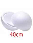 Polystyrene Ball 40cm - Opened in 2pieces