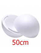 Polystyrene Ball 50cm - Opened in 2pieces