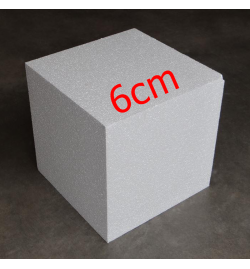 Polystyrene Cube 6cm