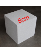 Polystyrene Cube 8cm