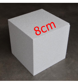 Polystyrene Cube 8cm