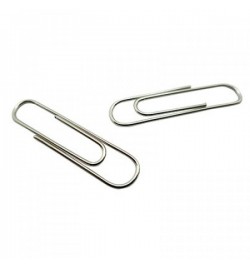Round Edge Paper Clips 33mm Pack of 100