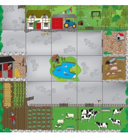 Bee-Bot® and Blue-Bot Farmyard Mat