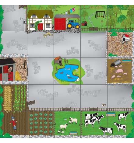 Bee-Bot® and Blue-Bot Farmyard Mat