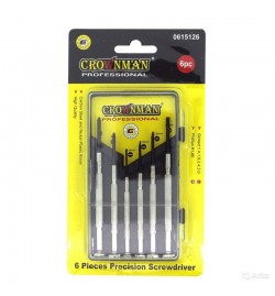 Screwdriver Precicion 6pcs - Crownman