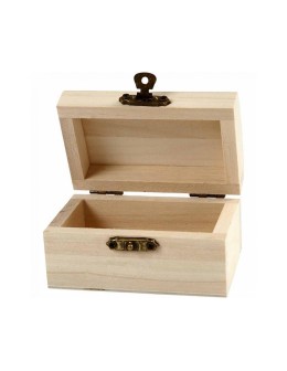Ξύλινο κουτάκι για μπομπονιέρα 9x5.2x9cm 2