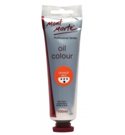 Χρώμα Λαδιού 100ml Mont Marte - Orange Red