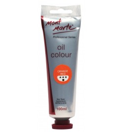 Χρώμα Λαδιού 100ml Mont Marte - Orange Red