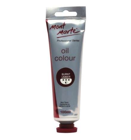 Oil Paint 100ml Mont Marte - Burnt Umber