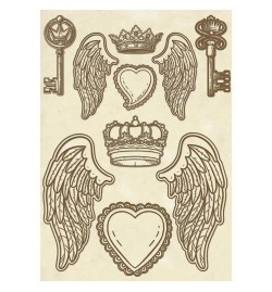 Wooden Shapes 15x21cm Wings - Stamperia