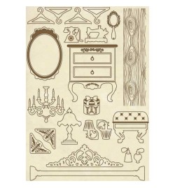 Ξύλινα διακοσμητικά 15x21cm Furniture Items - Stamperia