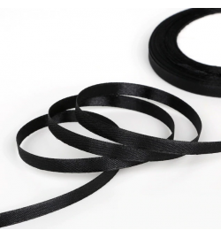 Ribbon Satin 10mm Black